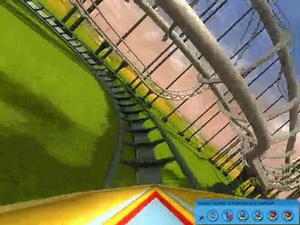 Roller Coaster Tycoon 3 teste video N°1