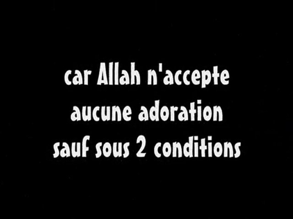 Foi et actes d'adoration!
