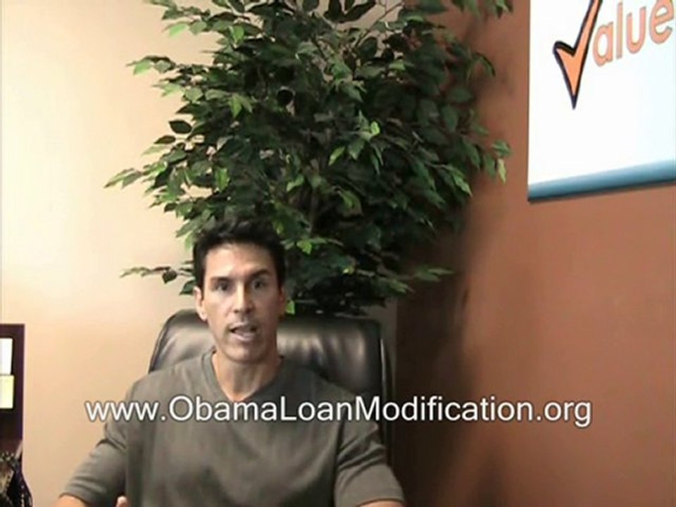 Obama MHALoan modification FHA
