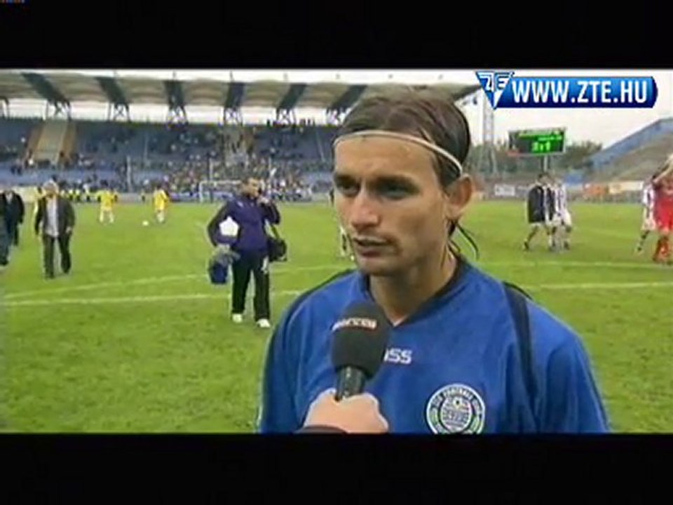 2010.10.02 Illés Gyula nyilatkozott a ZTE-UFC bajnoki után