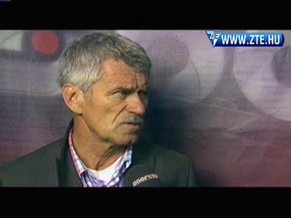 2010.10.02 Csank János riport a ZTE-Újpest bajnoki után