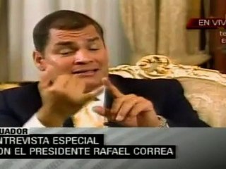 Correa: Situación de funcionarios de seguridad ha mejorado