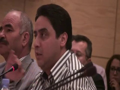 عرض السيد عمر حجيرة رئيس مجلس الجماعة بوجدة