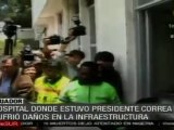 Hospital Militar de Quito sufrió daños en su infraestructu