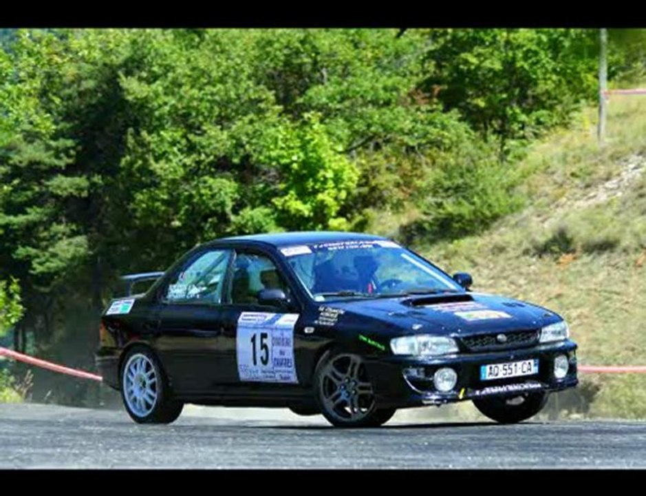 Rallye du Picodon 2010 - Equipage DEPLATIERE -Subaru Impreza