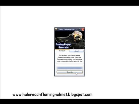 Halo Reach Flaming Helmet Giveaway !! Limited Codes Free