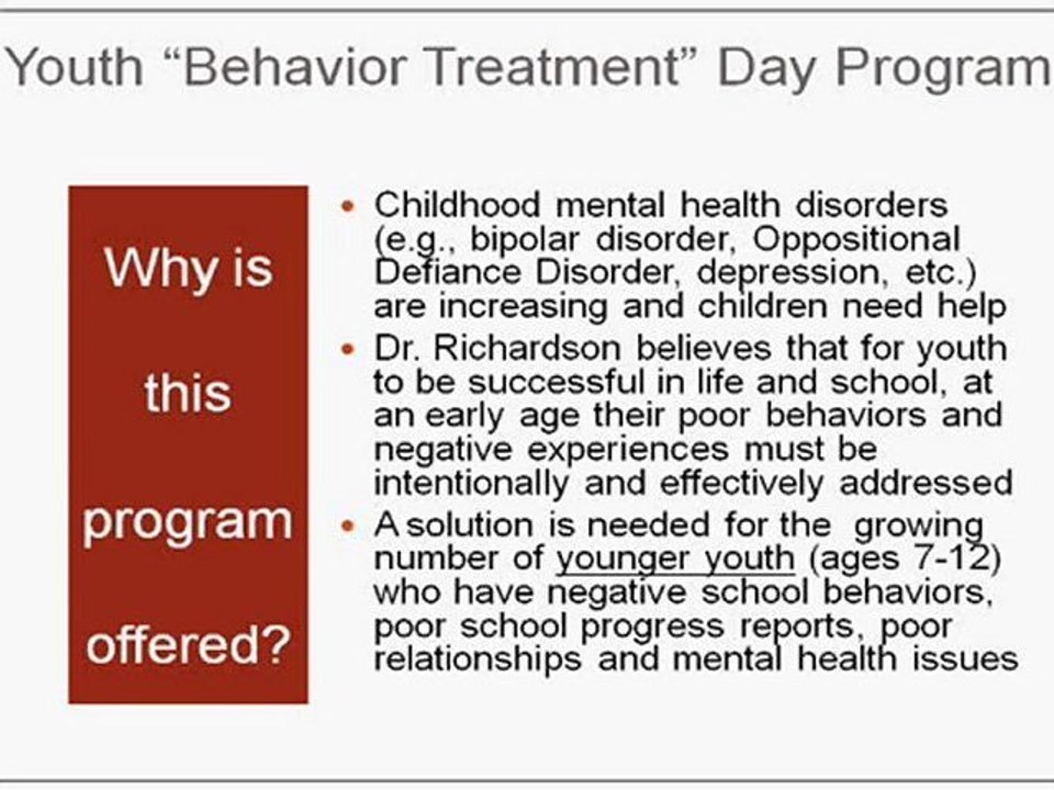 YouthBehaviorTreatmentDayProgram