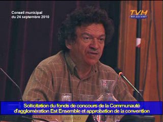 Conseil municipal de Montreuil - 24/09/2010 - Question 2