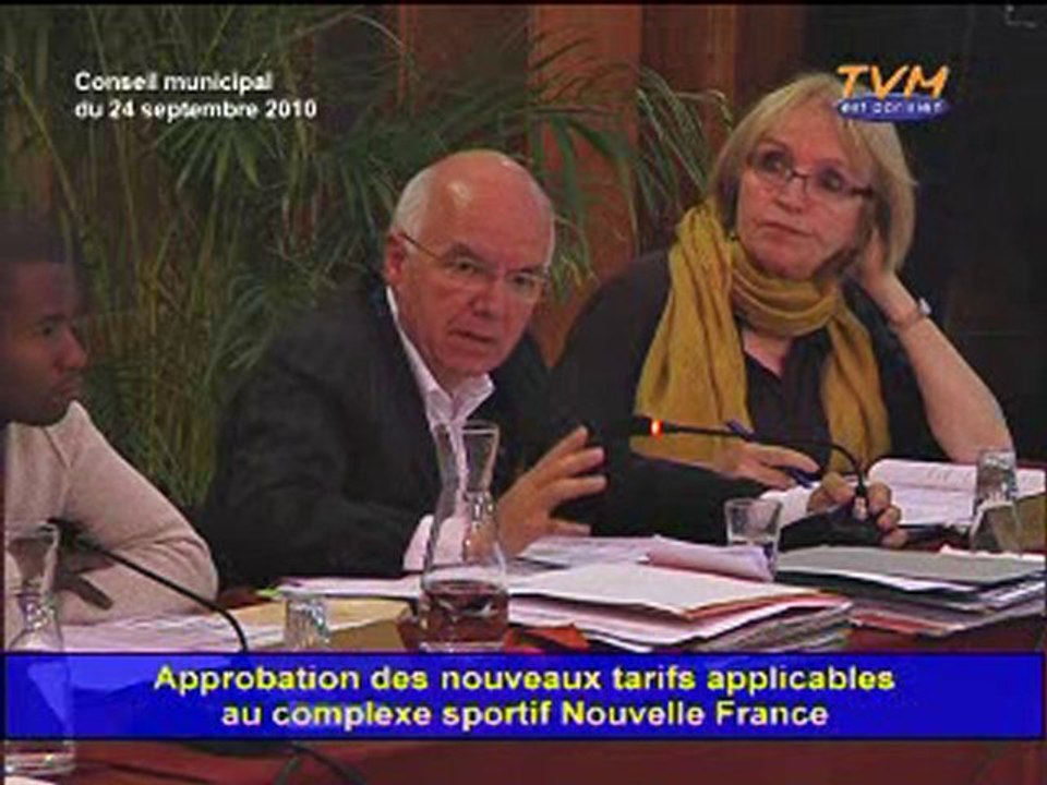Conseil municipal de Montreuil - 24/09/2010 - Question 3