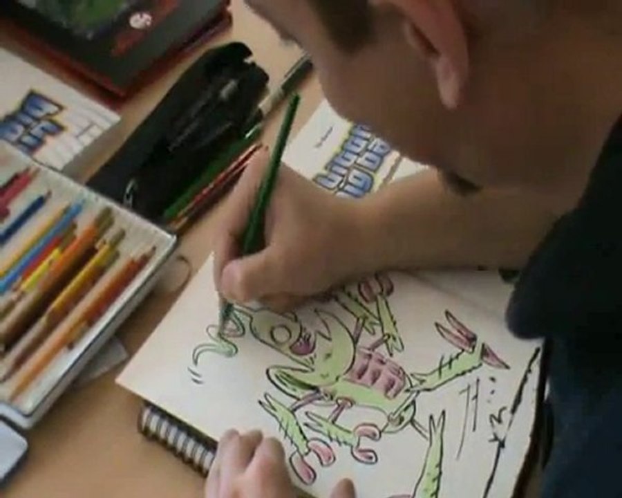 Festival Abracadabulles 2010, dédicace Tib-Gordon.