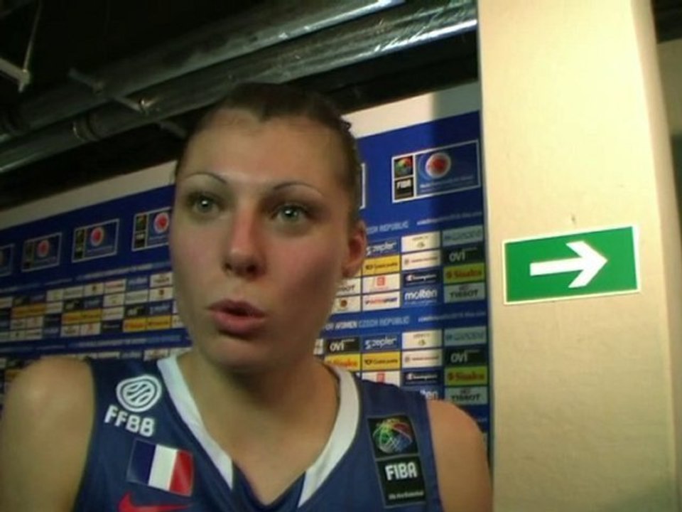 Réaction d'Anaël Lardy après me match France Corée