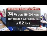 Les jeunes mobilisés contre la réforme des retraites?