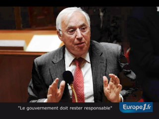 "Le rôle du gouvernement, c’est de rester responsable"