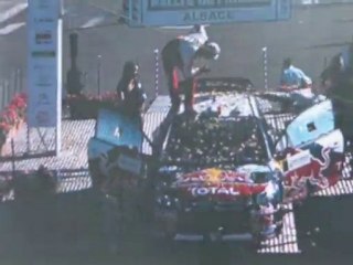 Arrivée Loeb rally de France