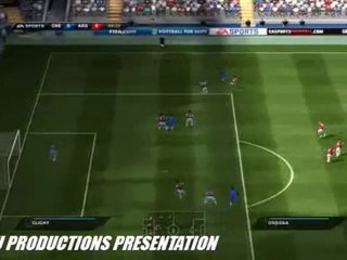 Chelsea VS Arsenal: Virtual Simulation on FIFA 11