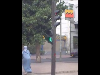 Tanger (Maroc) - Feux pour piétons