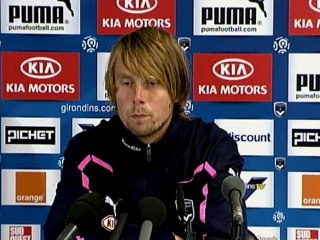 Conférence de presse après Bordeaux-Lorient