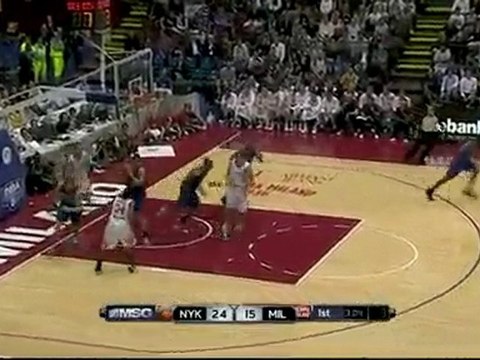 Timofey Mozgov pins one against the backboard.
