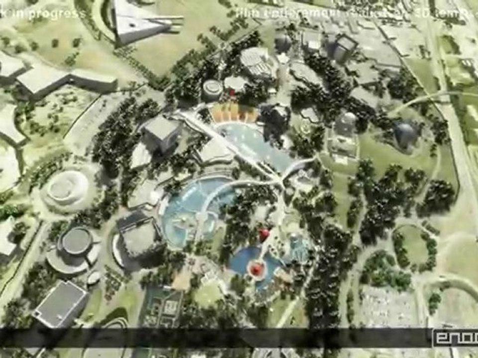 Futuroscope : Maquette virtuelle interactive - Enodo