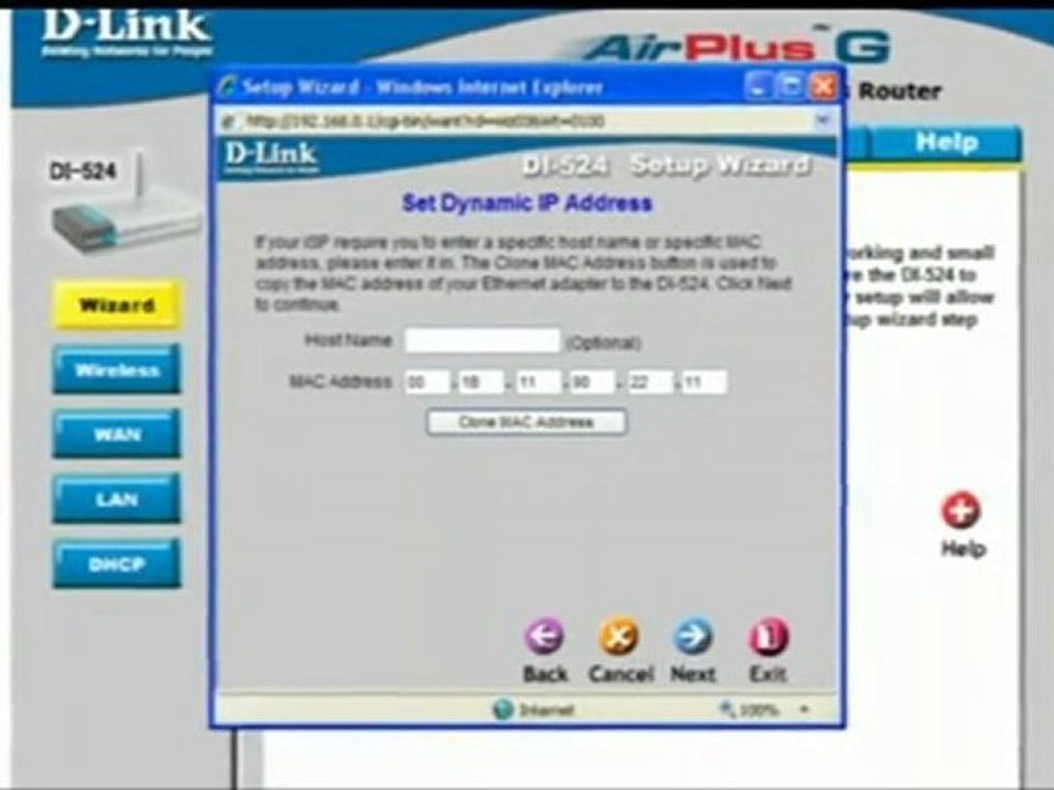 Instalação do Roteador D-Link DI-524 Wireless  obmolocvideos