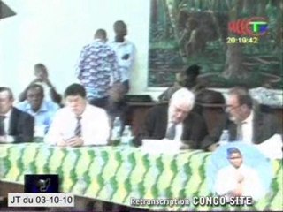 Le ministre de l’économie forestière et les exploitants