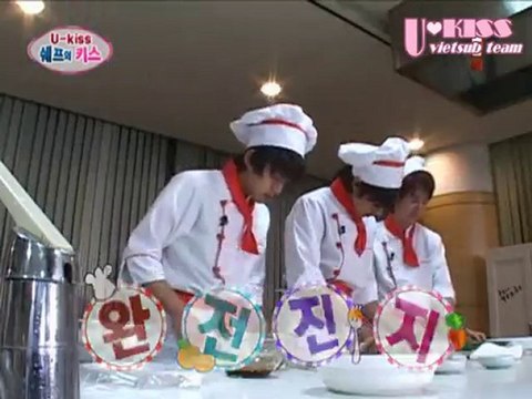 [Vietsub]100709 U-Kiss Chef's Kiss Ep7 P1