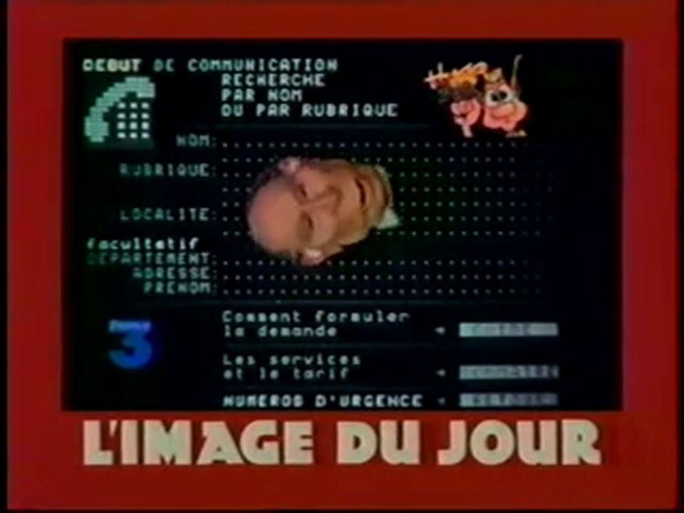 Extrait De l'emission LES GUIGNOLS DE L'INFO 1993 Canal+