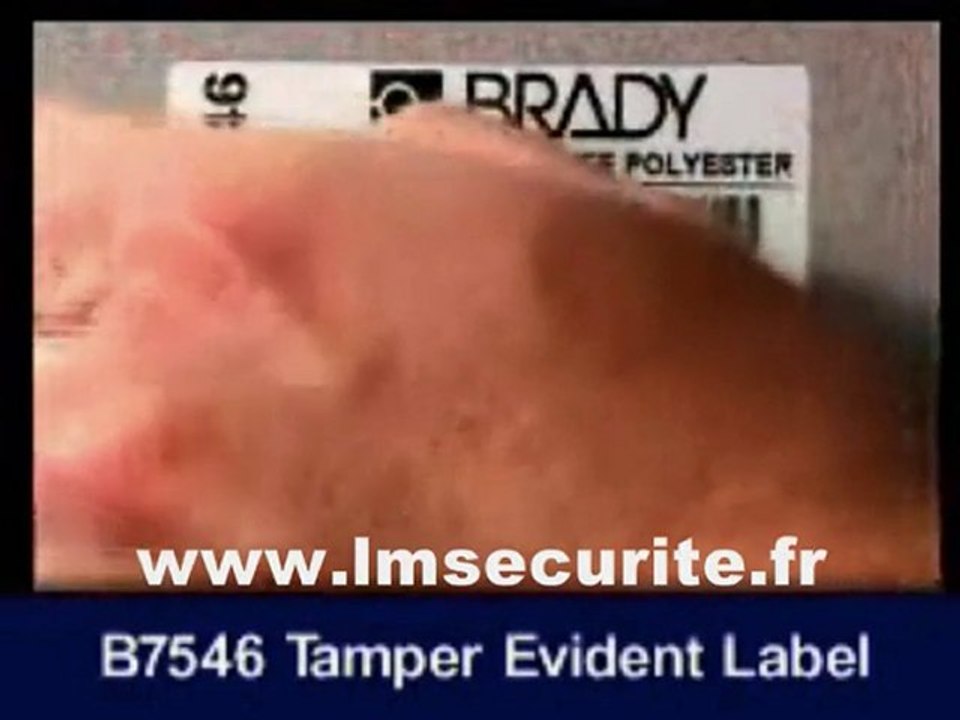 ETIQUETTES  BRADY