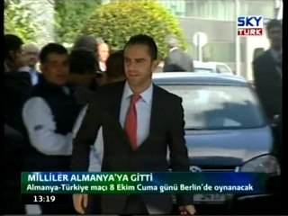 Milliler Almanya'ya Gitti