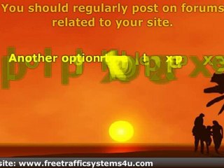 How to Get Free Traffic for Your Web Site