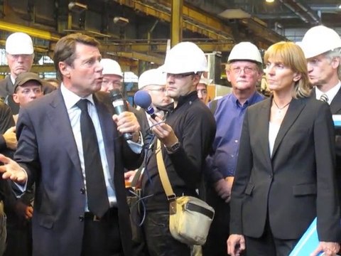 Valenciennois : Le ministre Christian Estrosi en visite