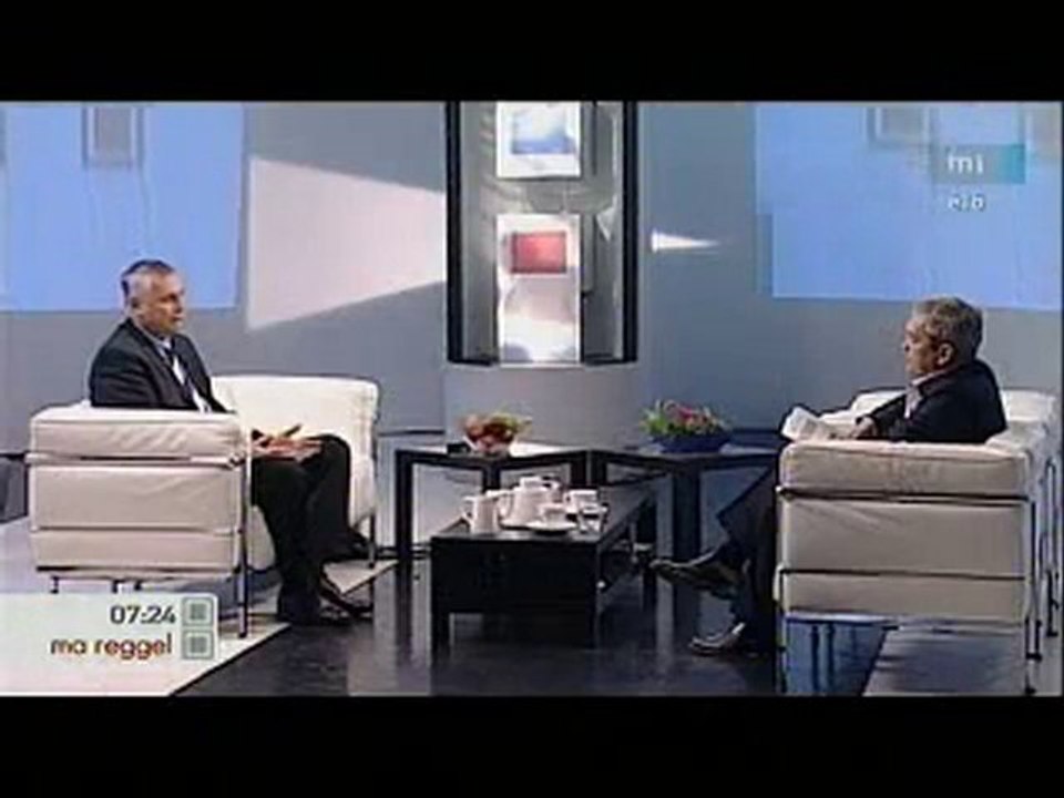 Balczó Zoltán - 2010. október 4, MTV - Ma reggel