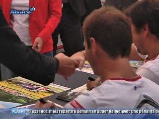 Sébastien Loeb : "un rallye difficile" (Strasbourg)