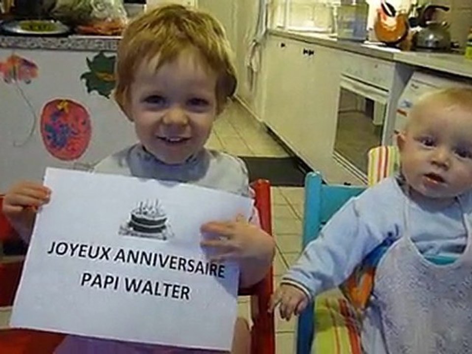 Joyeux anniversaire papi