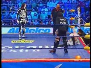 Cibernético, Mesías, Parka vs Damián, Perro Jr., Halloween