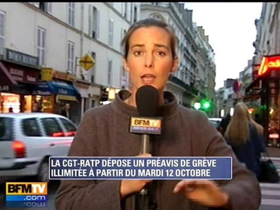 12 octobre : préavis de grève illimitée à la RATP