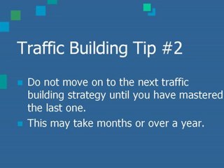 How to Increase Website Traffic!