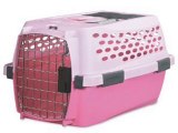 Medium Pink Kennel Cab Pet Carrier - 23 x 15.2 x 11.84