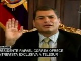 Entrevista exclusiva con Rafael Correa