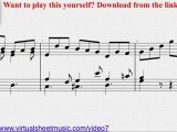 Bach's Jesu, Joy of Man's Desiring sheet music - Video Score