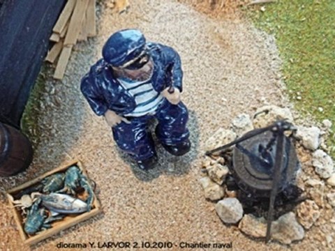 L'ABER-WRAC'H 29 dioramas Yannick LARVOR au sémaphore de l'Aber-Wrac'h