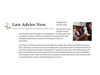 Free Legal Advice