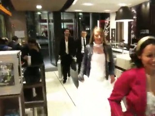 Les mariés de Lily au Mac Do