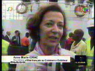 Anne Marie Idrac au Port de Pointe-Noire