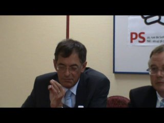 Conférence de Presse du PS Nord - Rémi Pauvros