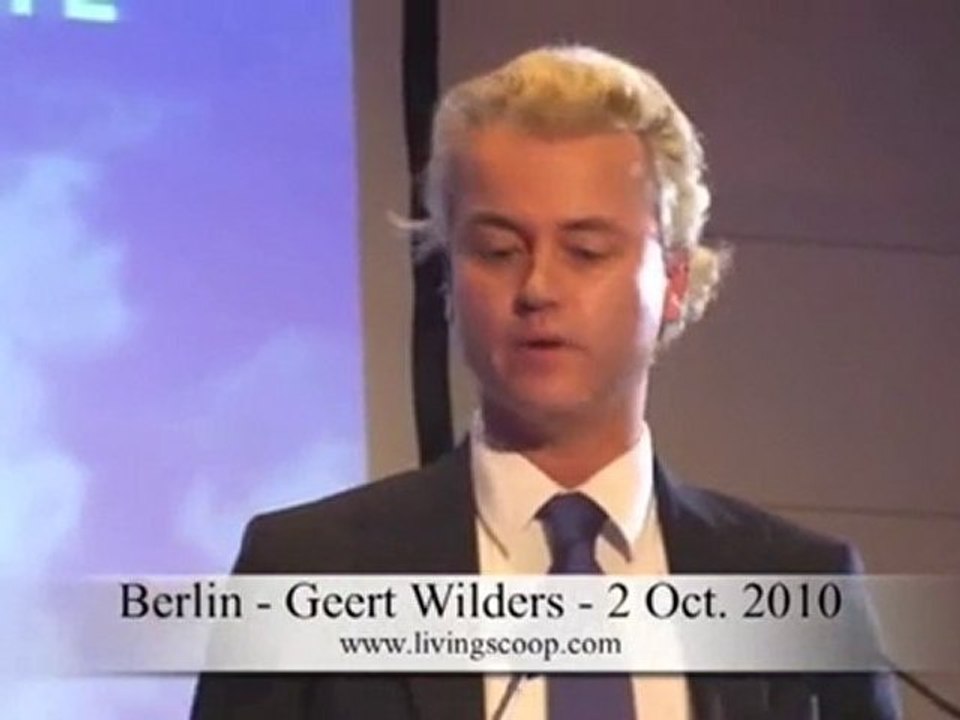 Geert Wilders - Berliner Rede vom 02.10.2010 Teil 2