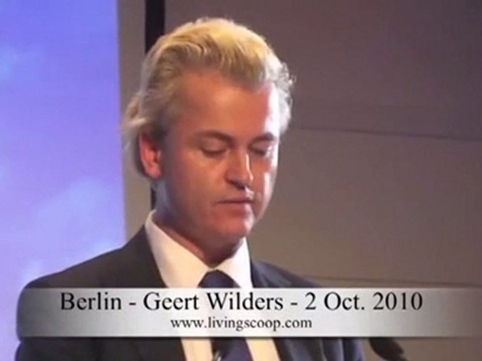 Geert Wilders - Berliner Rede vom 02.10.2010 Teil 3