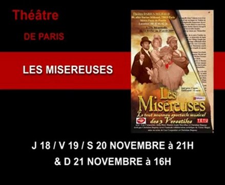 LES MISÉREUSES - THÉÂTRE DU PORT NICE