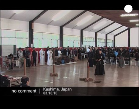 Sword contest in Japan - no comment