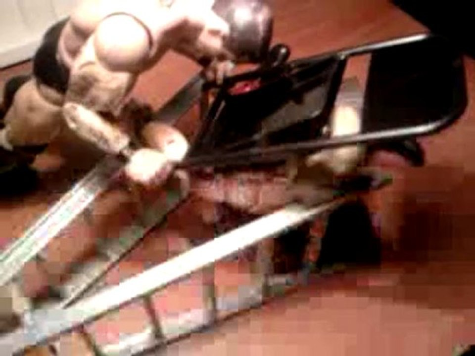wwe catch - randy orton vs edge ( coulisses) !!